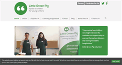 Desktop Screenshot of littlegreenpig.org.uk